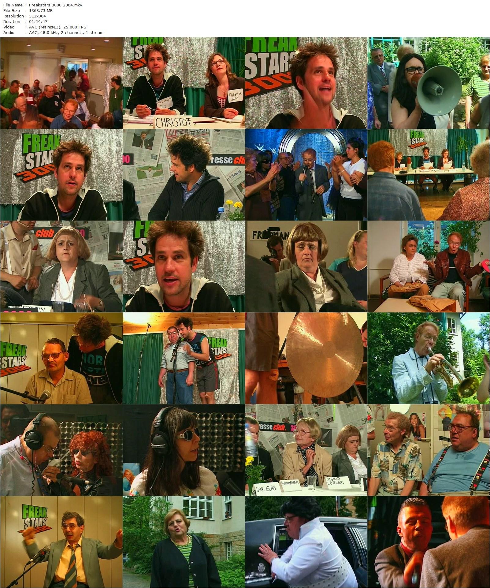 Freakstars 3000 (2004) Christoph Schlingensief, Werner Brecht, Susanne Bredehöft, Ilse Garzaner-poster