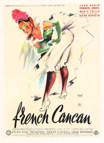 French Cancan (1955) Jean Renoir, Jean Gabin, Françoise Arnoul, María Félix
