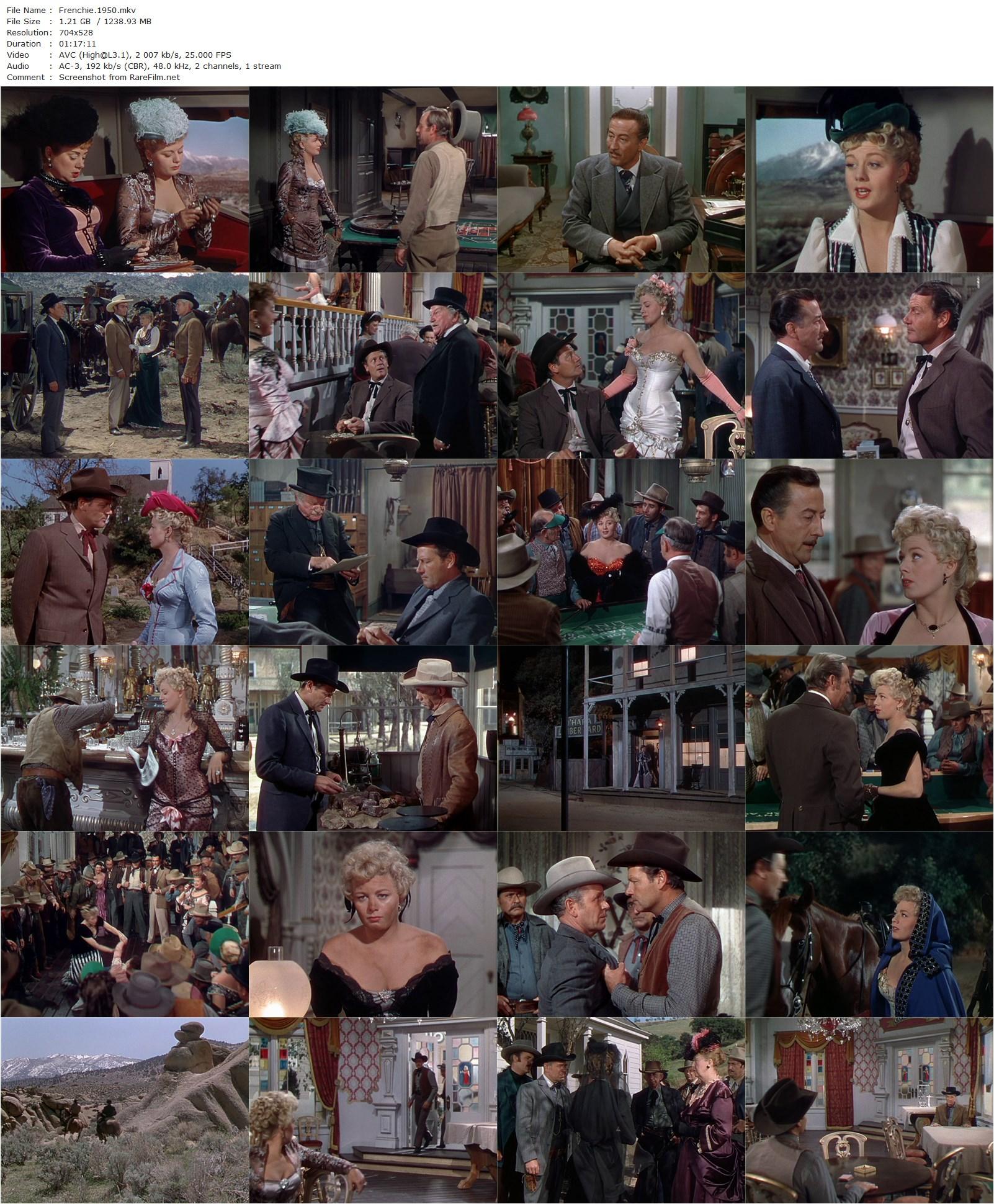 Frenchie (1950) Louis King, Joel McCrea, Shelley Winters, Paul Kelly-poster