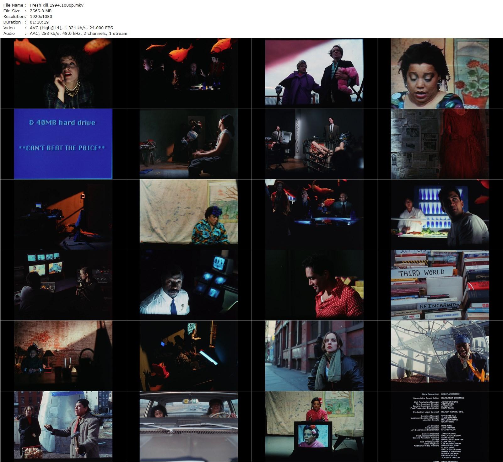 Fresh Kill (1994) Shu Lea Cheang, Sarita Choudhury, Erin McMurtry, Abraham Lim-poster