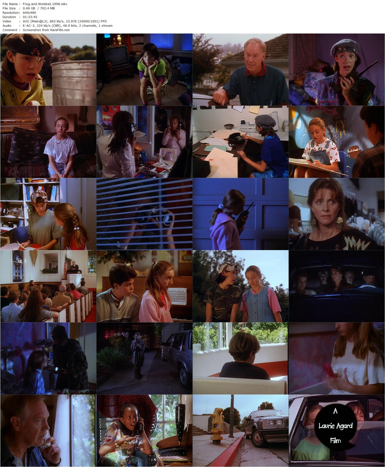 Frog and Wombat (1998) Laurie Agard, Emily Lipoma, Katie Stuart, Ronny Cox-poster