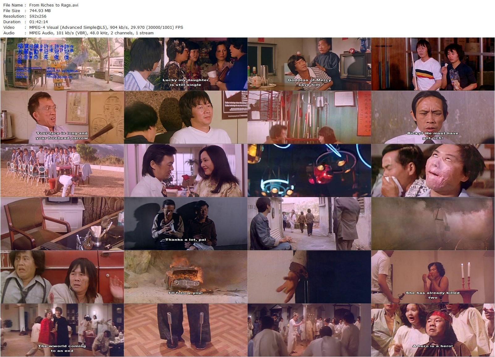 From Riches to Rags AKA Qian zuo guai (1980) John Woo, Ricky Hui, Qiqi Chen, Ka Yik-poster