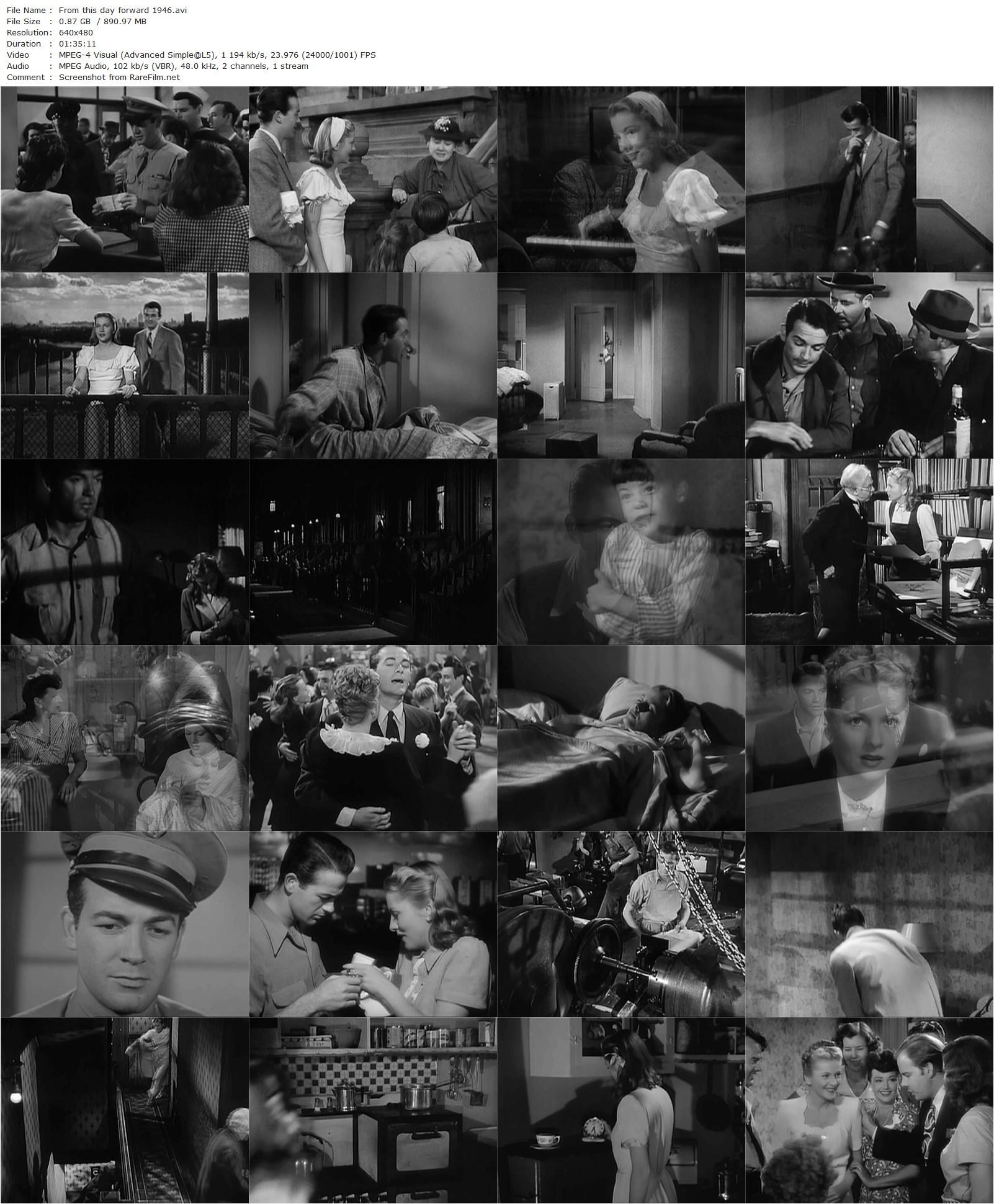 From This Day Forward (1946) John Berry, Joan Fontaine, Rosemary DeCamp, Harry Morgan-poster