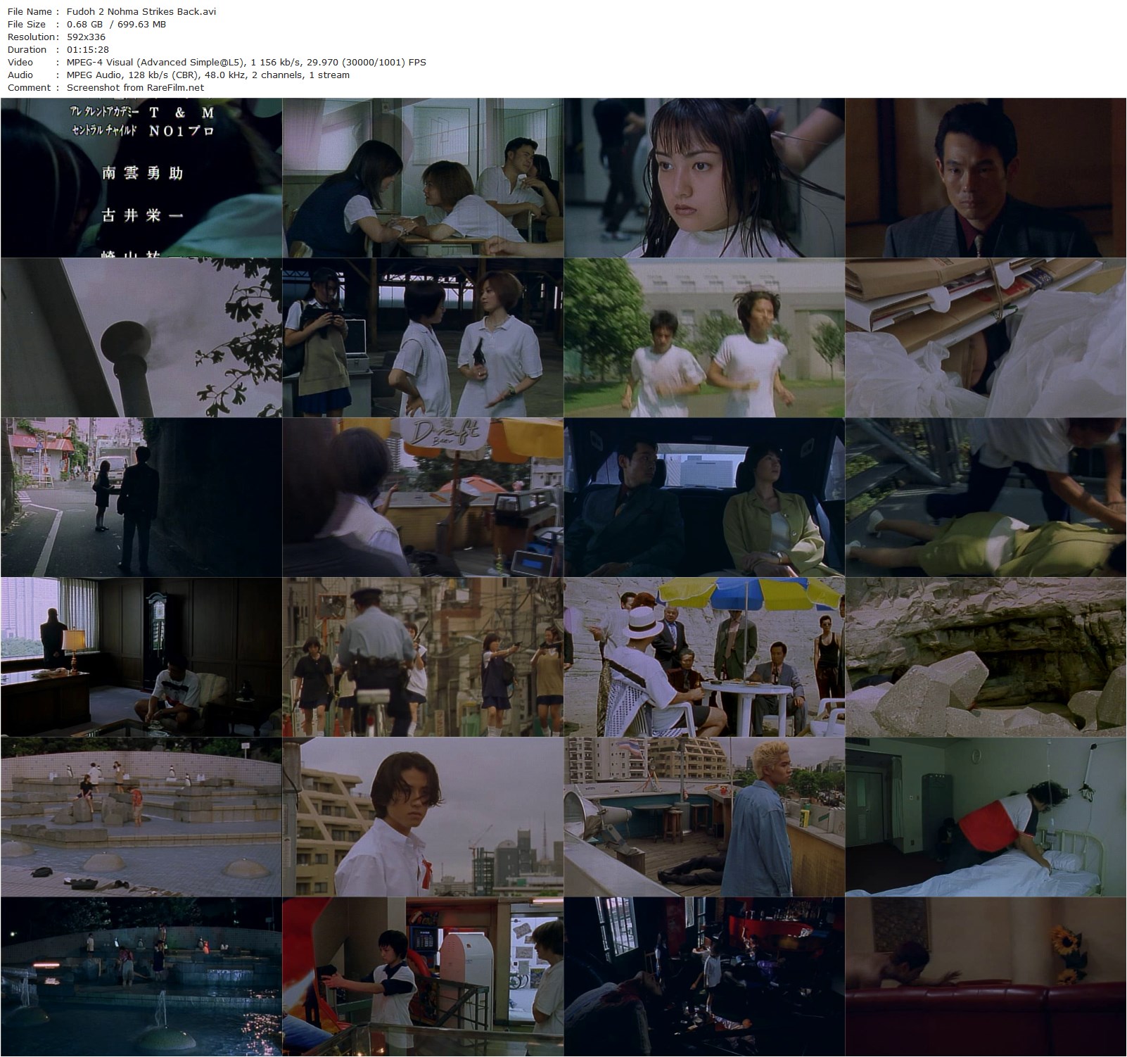 Fudoh II: Nohma Strikes Back! (1997) Yoshiho Fukuoka, Riki Takeuchi, Shôsuke Tanihara, Rie Imamura-poster