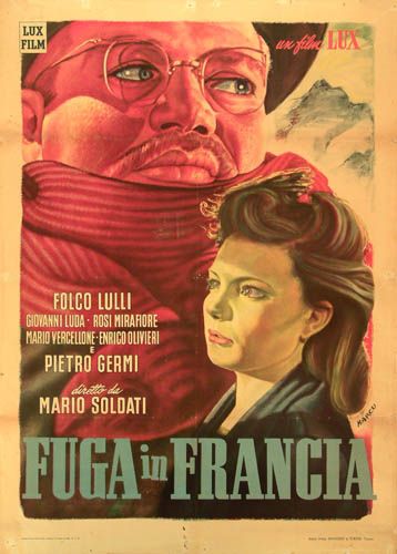 Flight Into France / Fuga in Francia (1948) Mario Soldati, Folco Lulli, Enrico Olivieri, Rosi Mirafiore