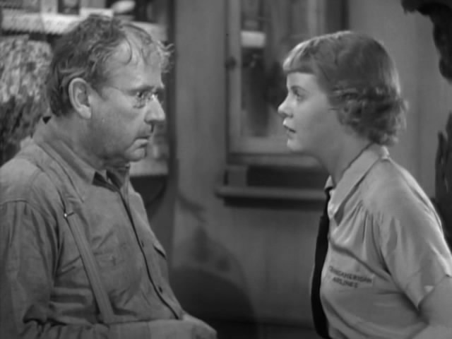 Fugitive in the Sky (1936) Nick Grinde, Jean Muir-poster