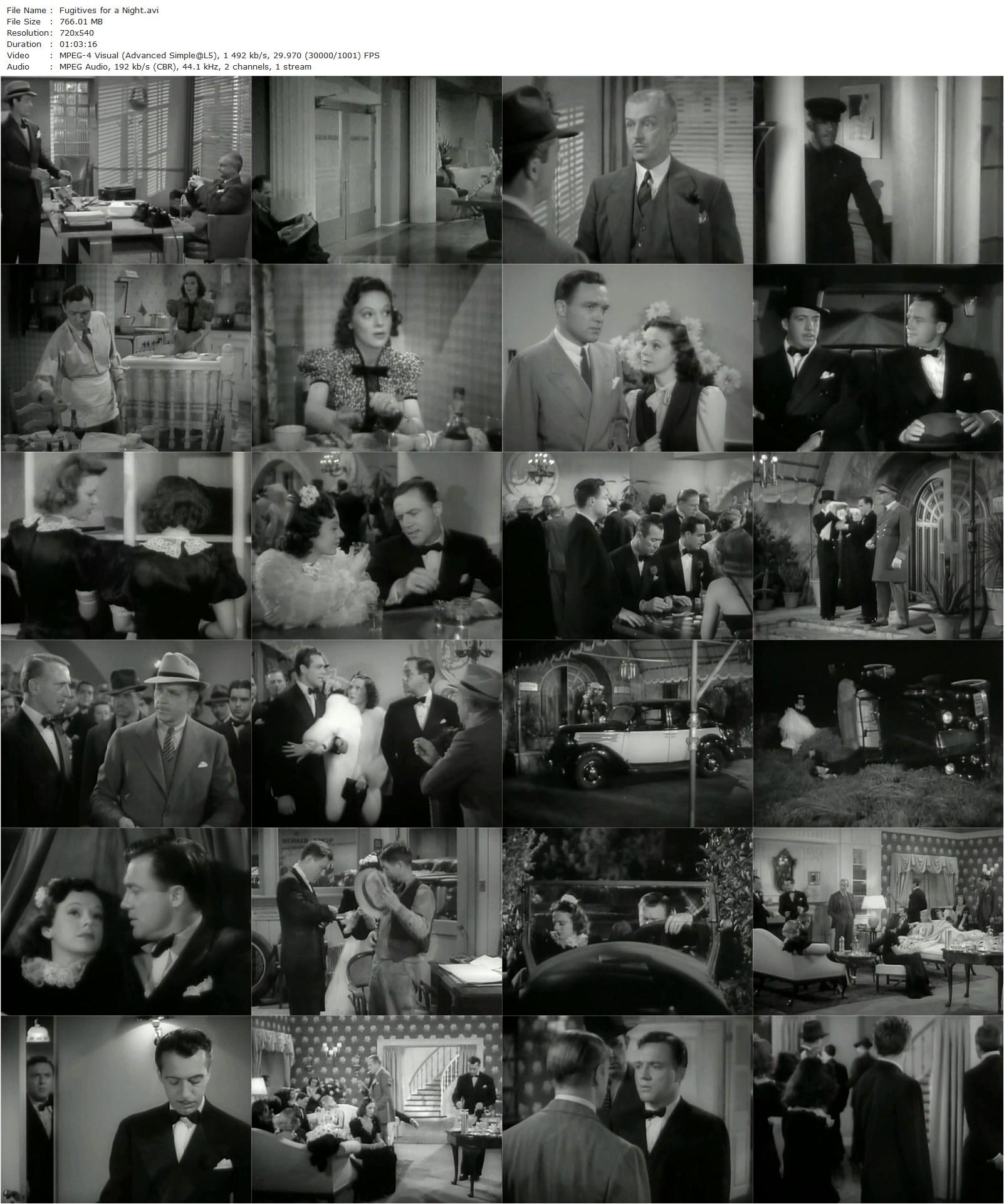 Fugitives for a Night (1938) Leslie Goodwins-poster