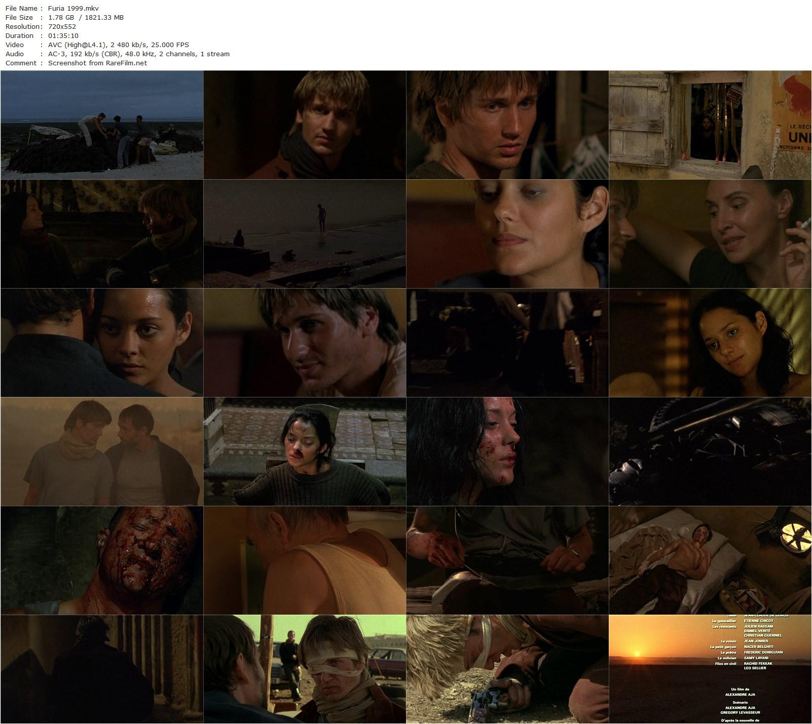 Furia (1999) Alexandre Aja, Stanislas Merhar, Marion Cotillard, Wadeck Stanczak-poster