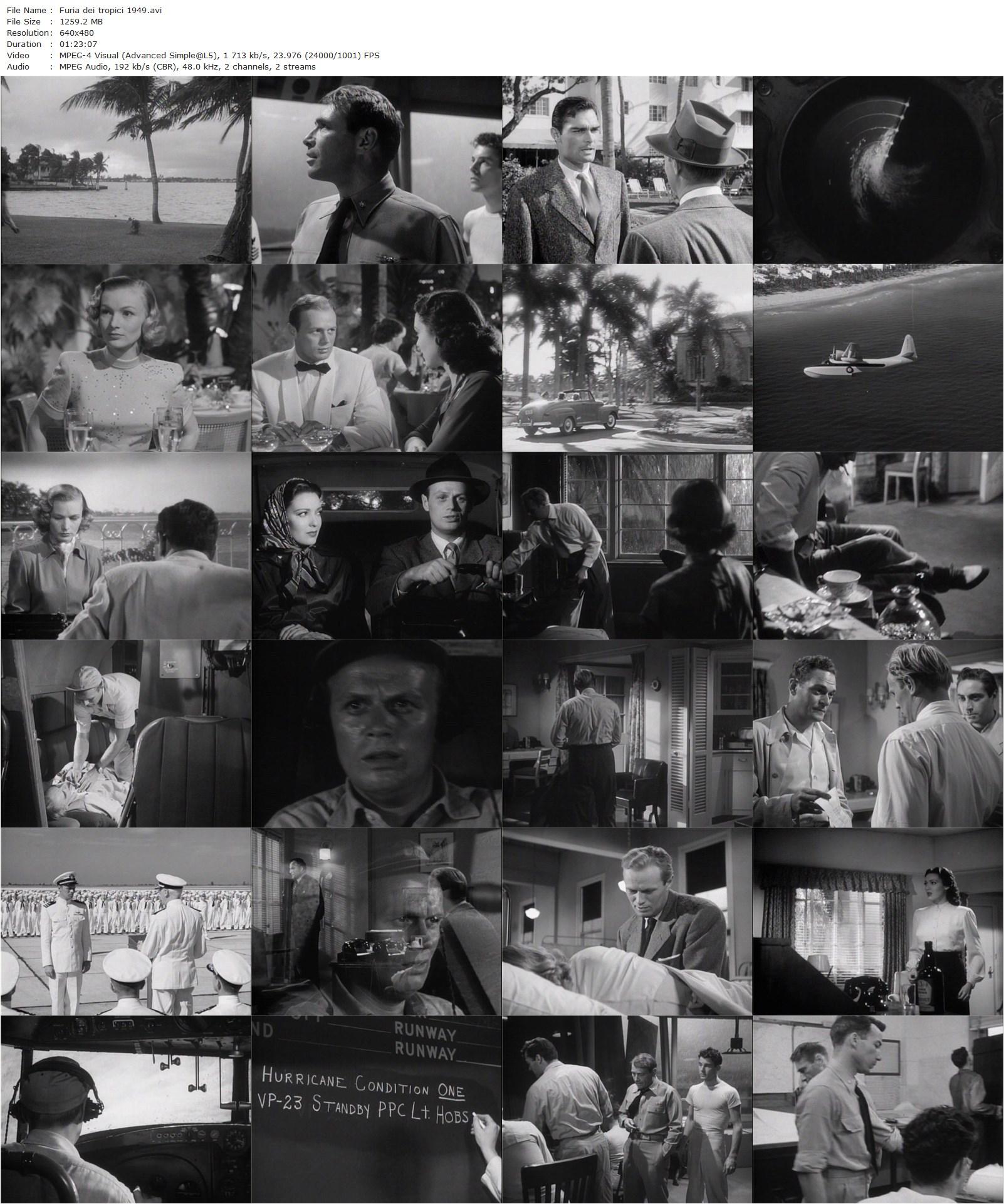 Slattery’s Hurricane (1949) André De Toth, Richard Widmark, Linda Darnell, Veronica Lake-poster