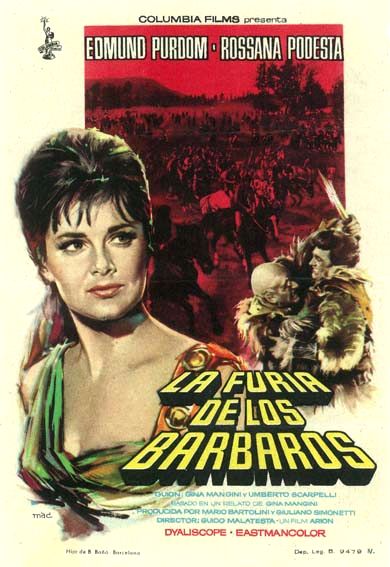 Fury of the Pagans (1960) Guido Malatesta, Edmund Purdom, Rossana Podestà, Livio Lorenzon