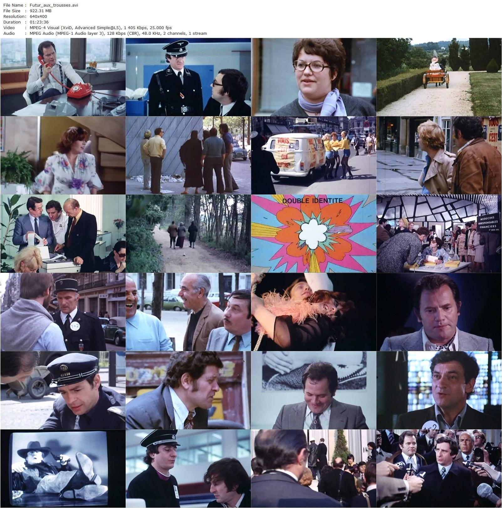 Le futur aux trousses (1975) Dolorès Grassian, Bernard Fresson, Claude Rich, Andréa Ferréol-poster