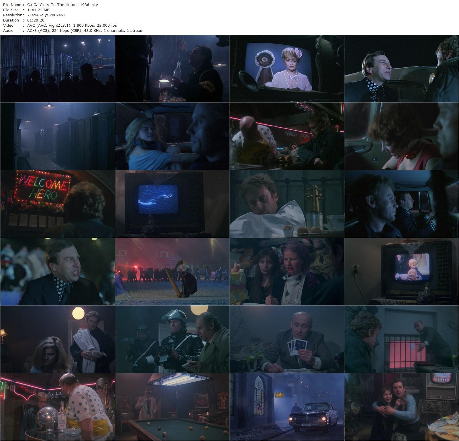 Ga, Ga – Glory To The Heroes / Ga, Ga – Chwala bohaterom (1986) Piotr Szulkin, Daniel Olbrychski, Jerzy Stuhr, Katarzyna Figura-poster