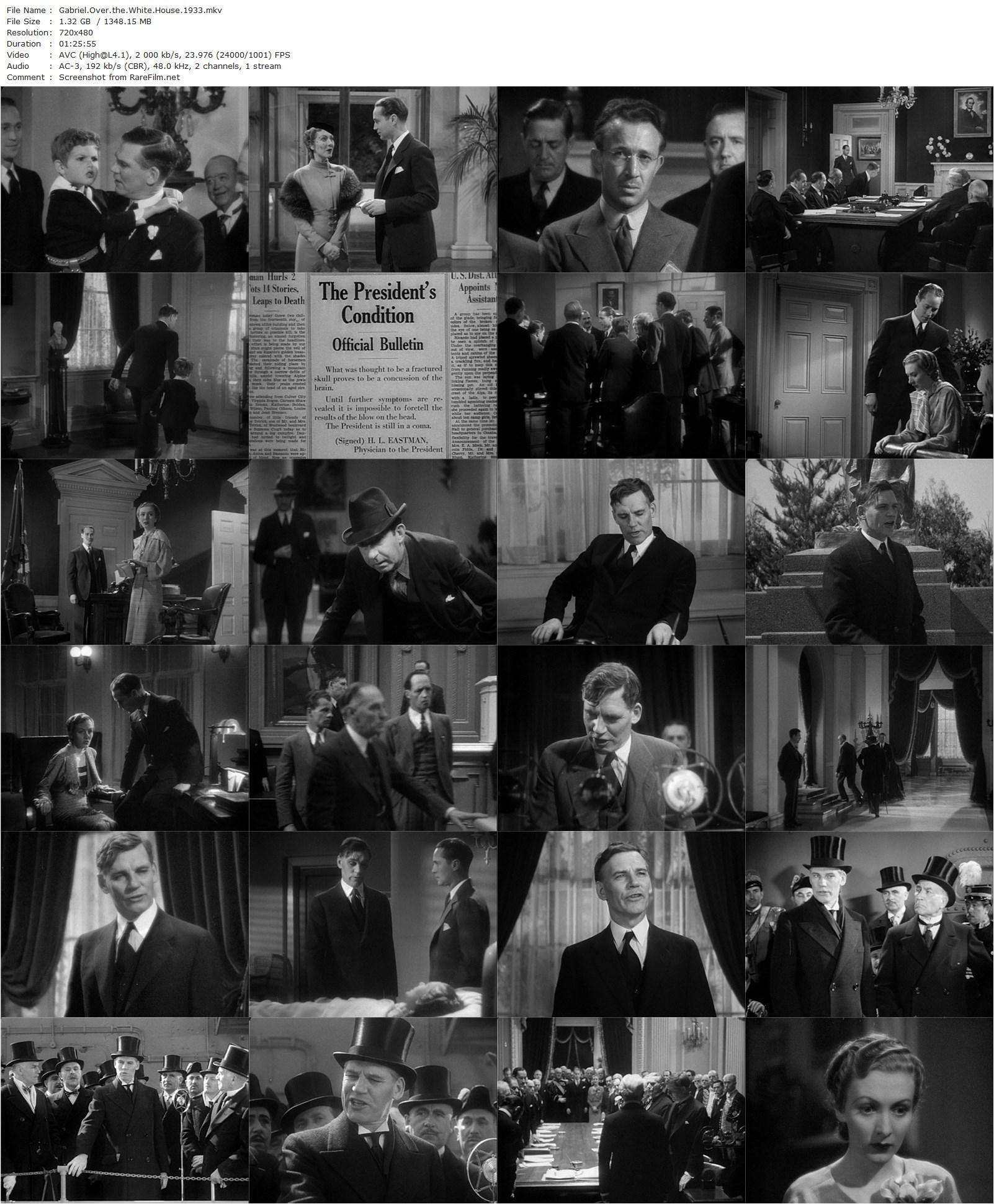 Gabriel Over the White House (1933) Gregory La Cava, Walter Huston, Karen Morley, Franchot Tone-poster