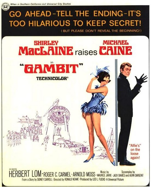 Gambit (1966) Ronald Neame, Shirley MacLaine, Michael Caine, Herbert Lom