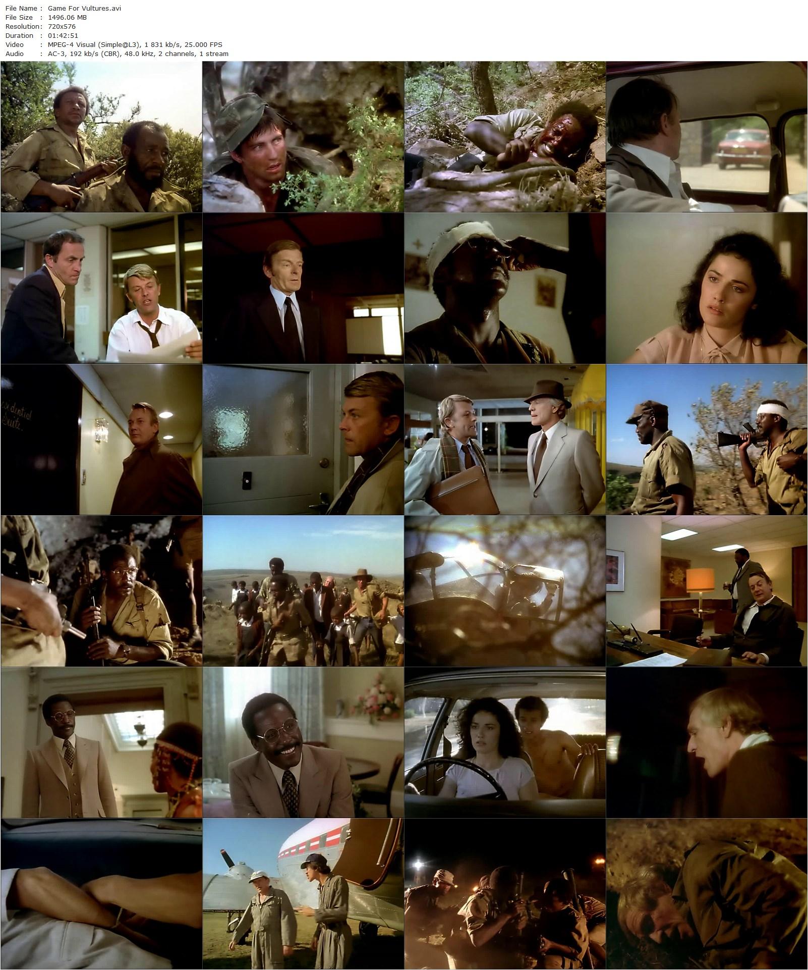 Game for Vultures (1979) James Fargo, Richard Harris, Richard Roundtree, Joan Collins-poster