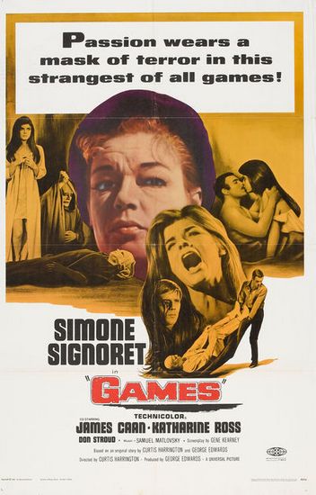 Games (1967) Curtis Harrington, Simone Signoret, James Caan, Katharine Ross