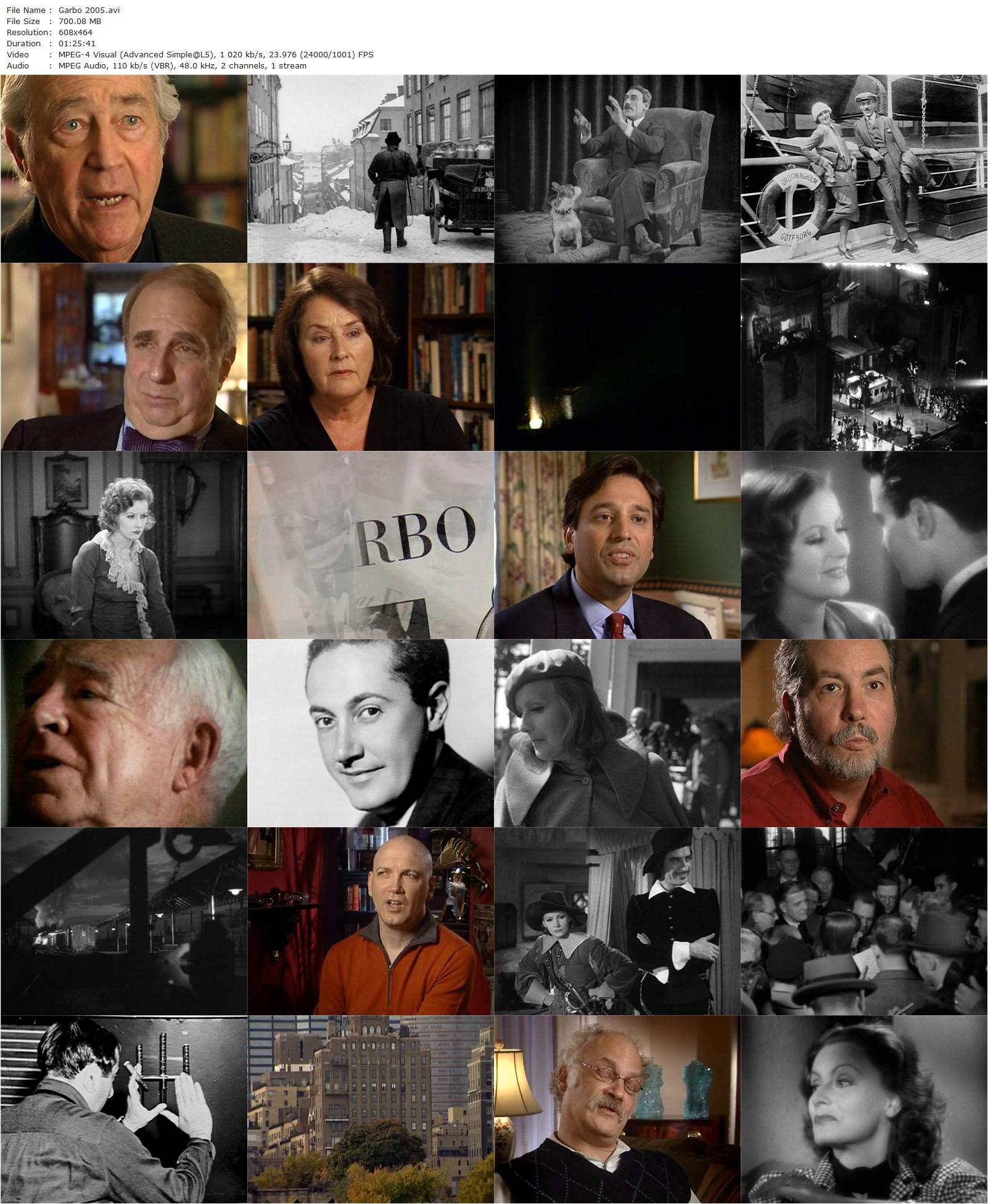 Garbo (2005) Christopher Bird, Kevin Brownlow, Julie Christie, Greta Garbo, Charles Busch-poster