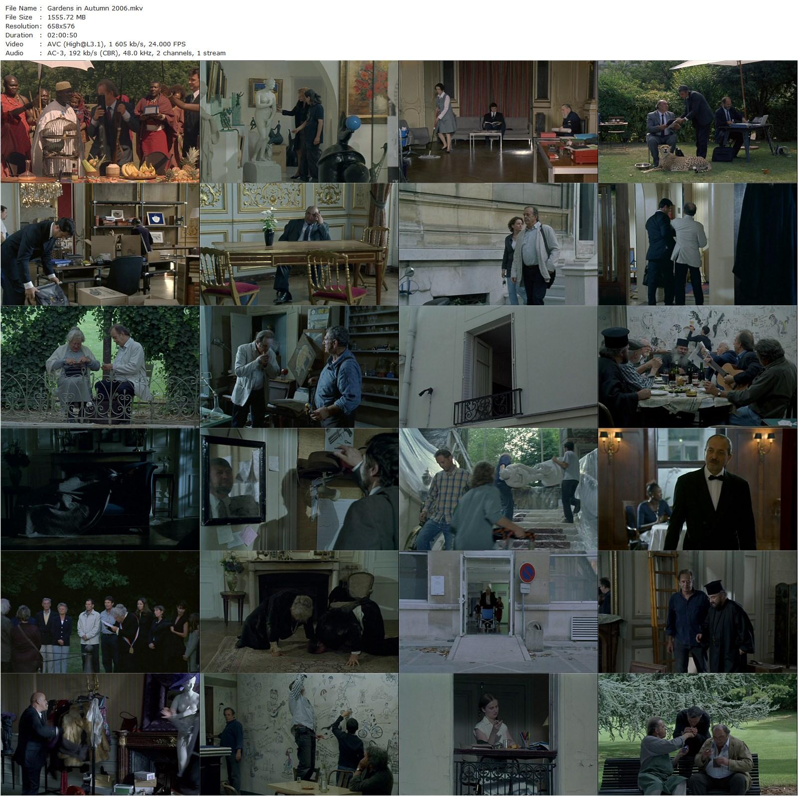 Gardens in Autumn AKA Jardins en automne (2006) Otar Iosseliani, Séverin Blanchet, Jacynthe Jacquet-poster