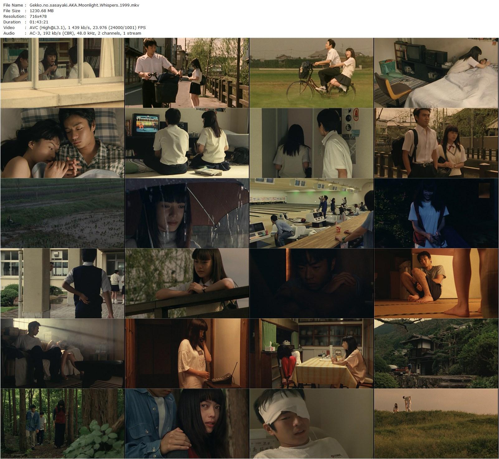 Moonlight Whispers AKA Gekkô no sasayaki (1999) Akihiko Shiota, Kenji Mizuhashi, Tsugumi, Kôta Kusano-poster