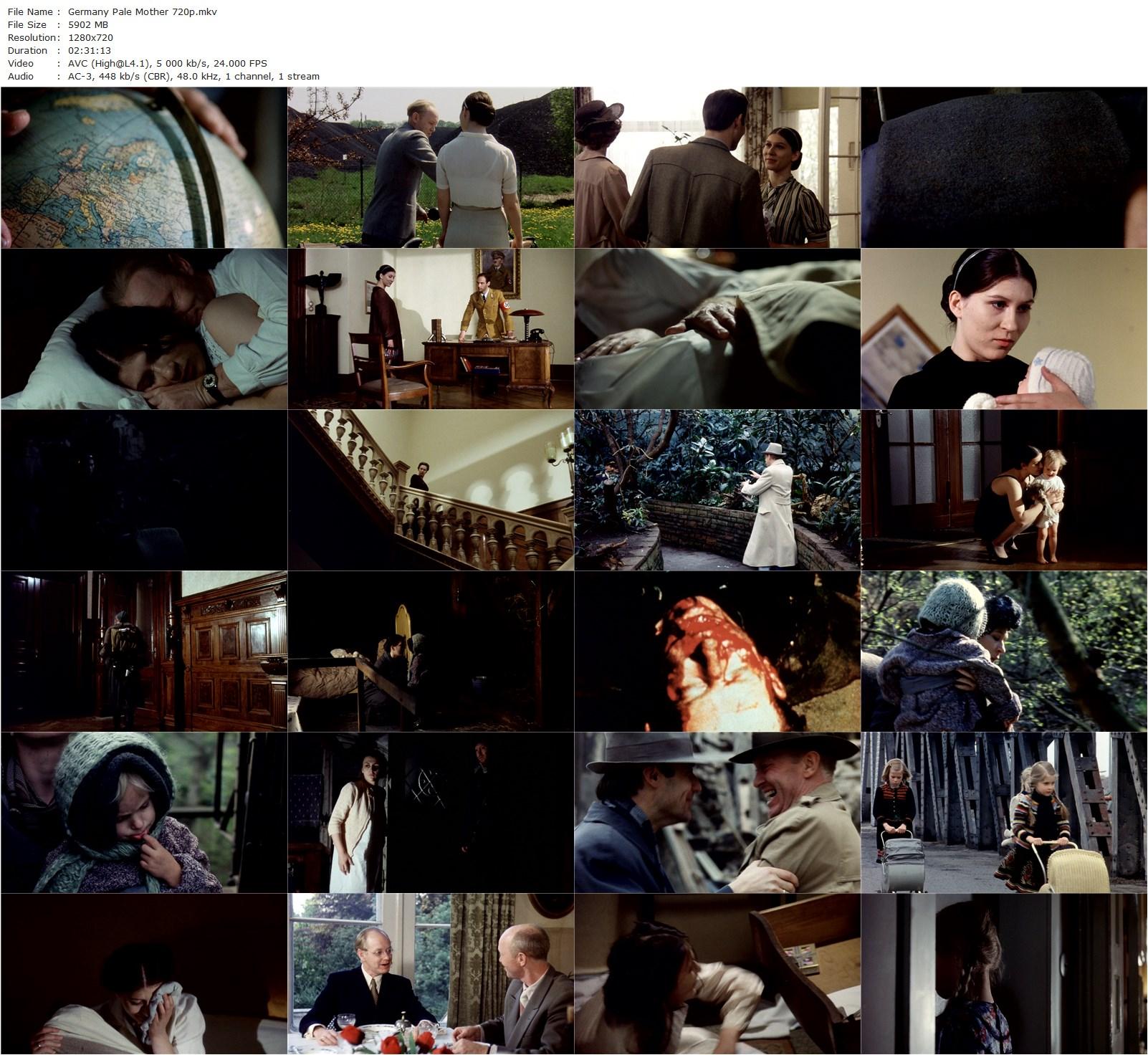 Germany Pale Mother AKA Deutschland bleiche Mutter (1980) Helma Sanders-Brahms, Eva Mattes, Ernst Jacobi, Elisabeth Stepanek-poster