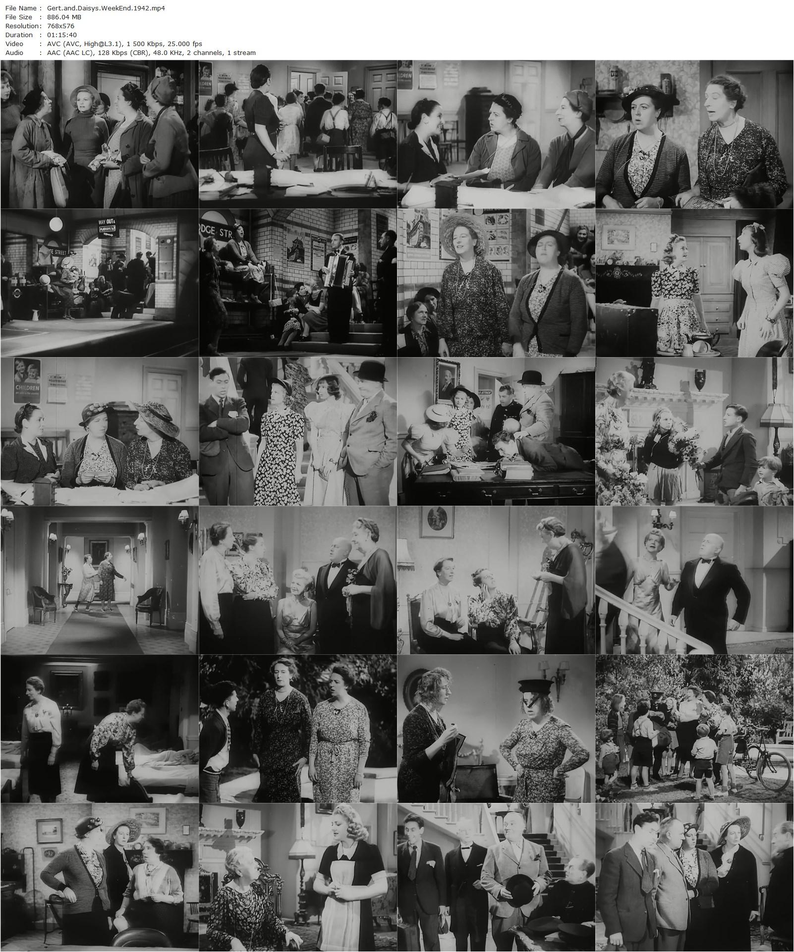 Gert and Daisy’s Week-end (1942)-poster