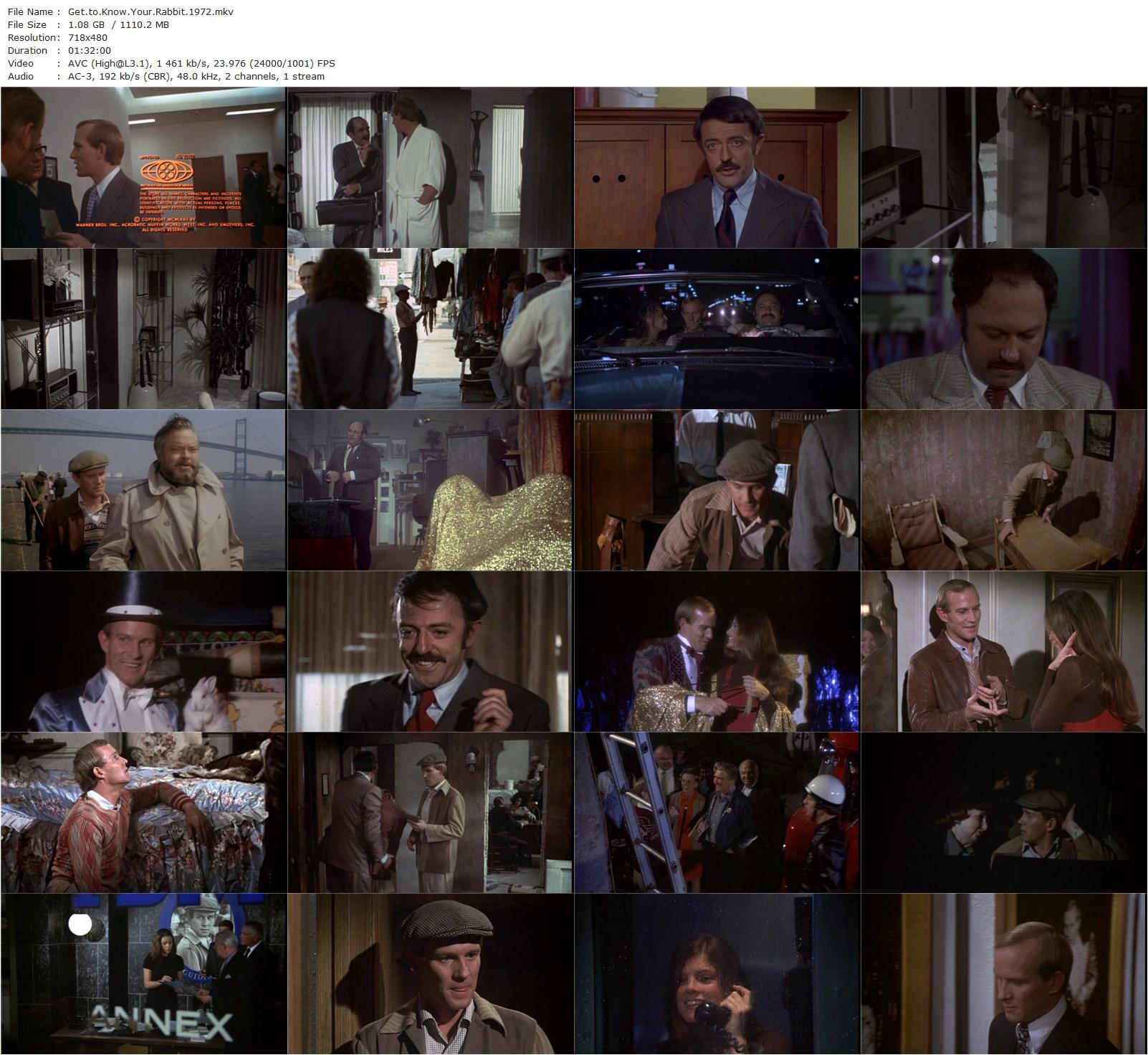 Get to Know Your Rabbit (1972) Brian De Palma, Tom Smothers, John Astin, Susanne Zenor-poster