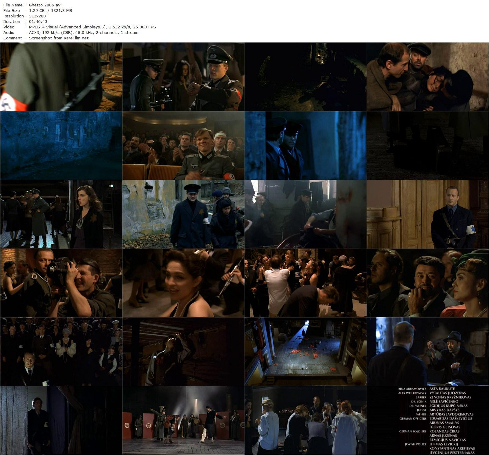 Ghetto (2006) Audrius Juzenas, Heino Ferch-poster