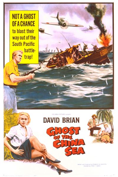 Ghost of the China Sea (1958) Fred F. Sears, David Brian, Lynette Bernay, Norman Wright, War, Drama