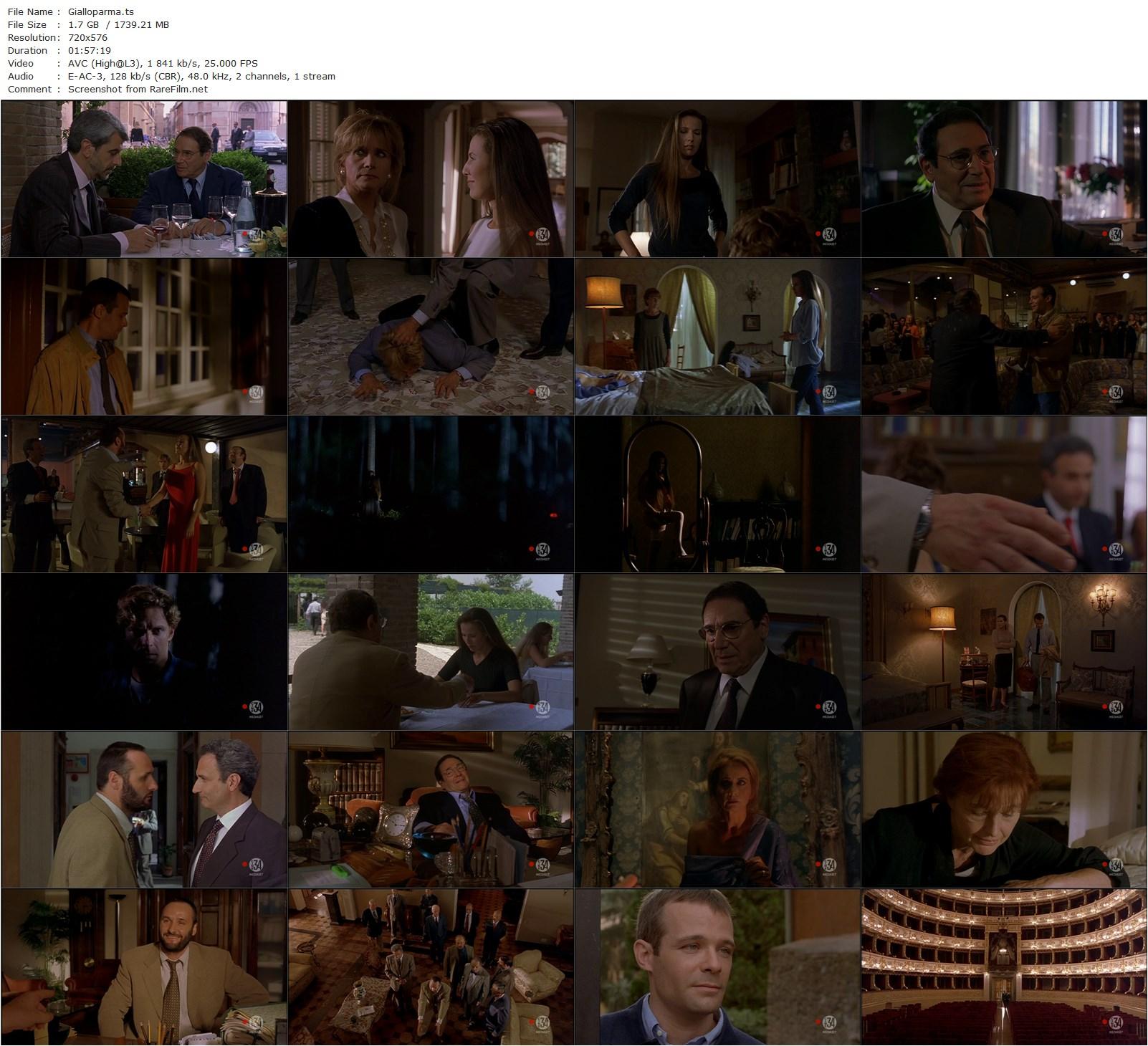 Gialloparma (1999) Alberto Bevilacqua, Natacha Amal, Robert Hossein, Kaspar Capparoni-poster