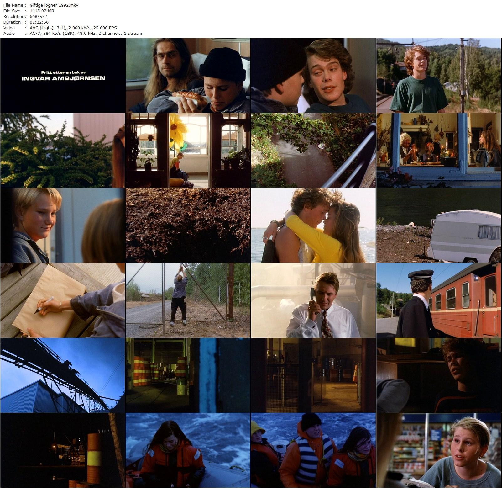 Lethal Lies AKA Giftige løgner (1992) Martin Asphaug, Håvard Bakke, Tommy Karlsen, Helle Beck Figenschow-poster