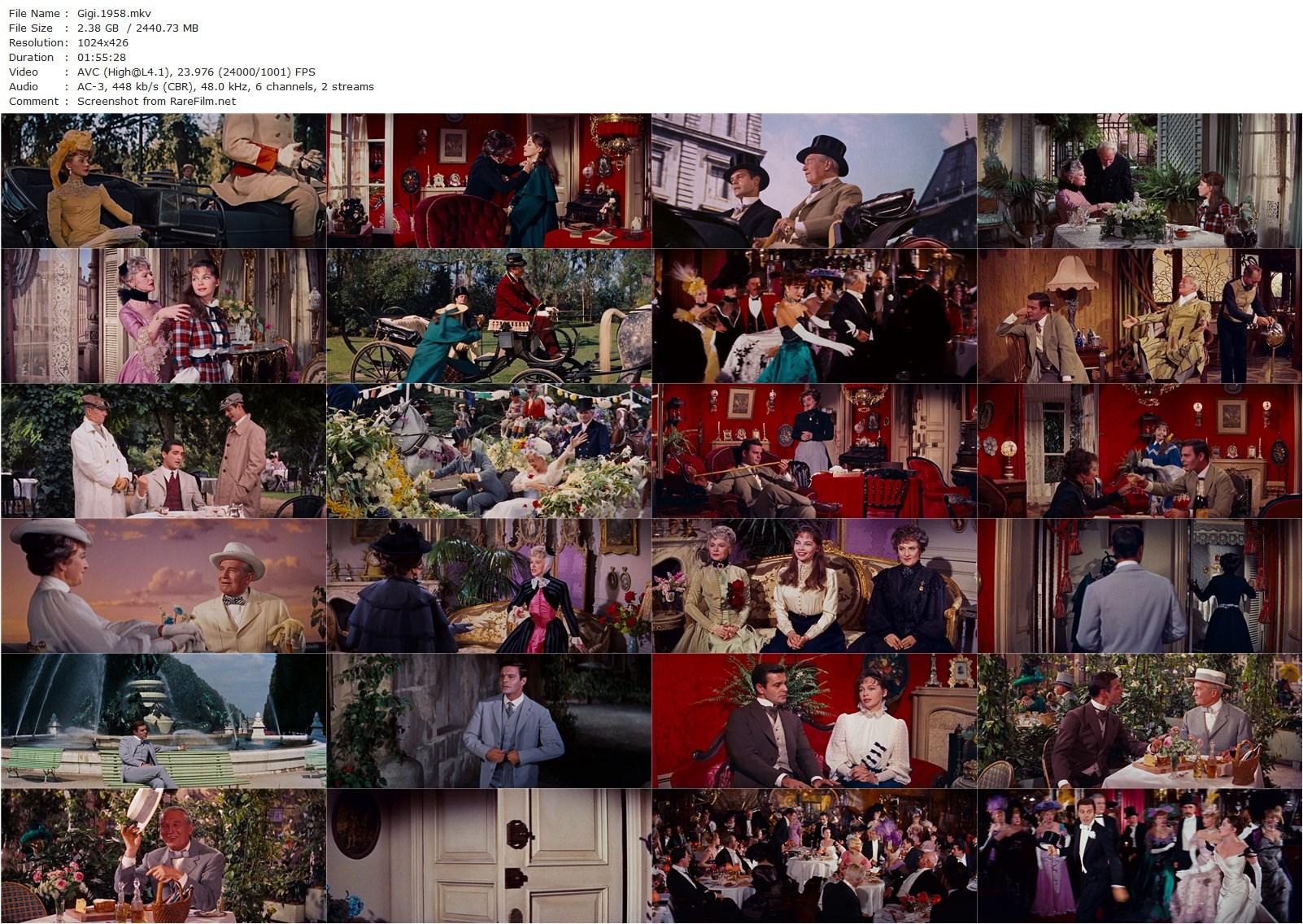 Gigi (1958) Vincente Minnelli, Leslie Caron, Maurice Chevalier, Louis Jourdan-poster