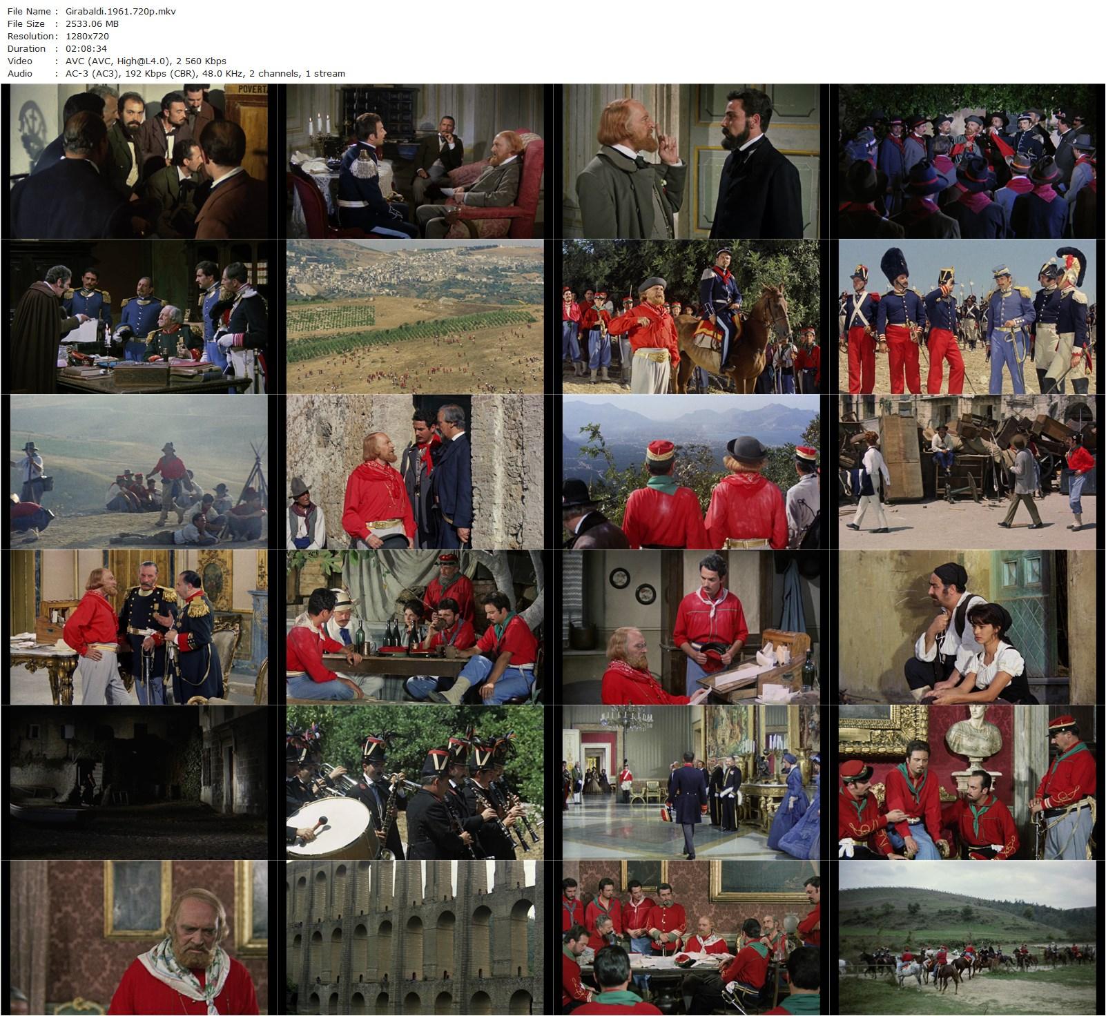 Garibaldi (1961) Roberto Rossellini, Renzo Ricci, Paolo Stoppa, Franco Interlenghi-poster