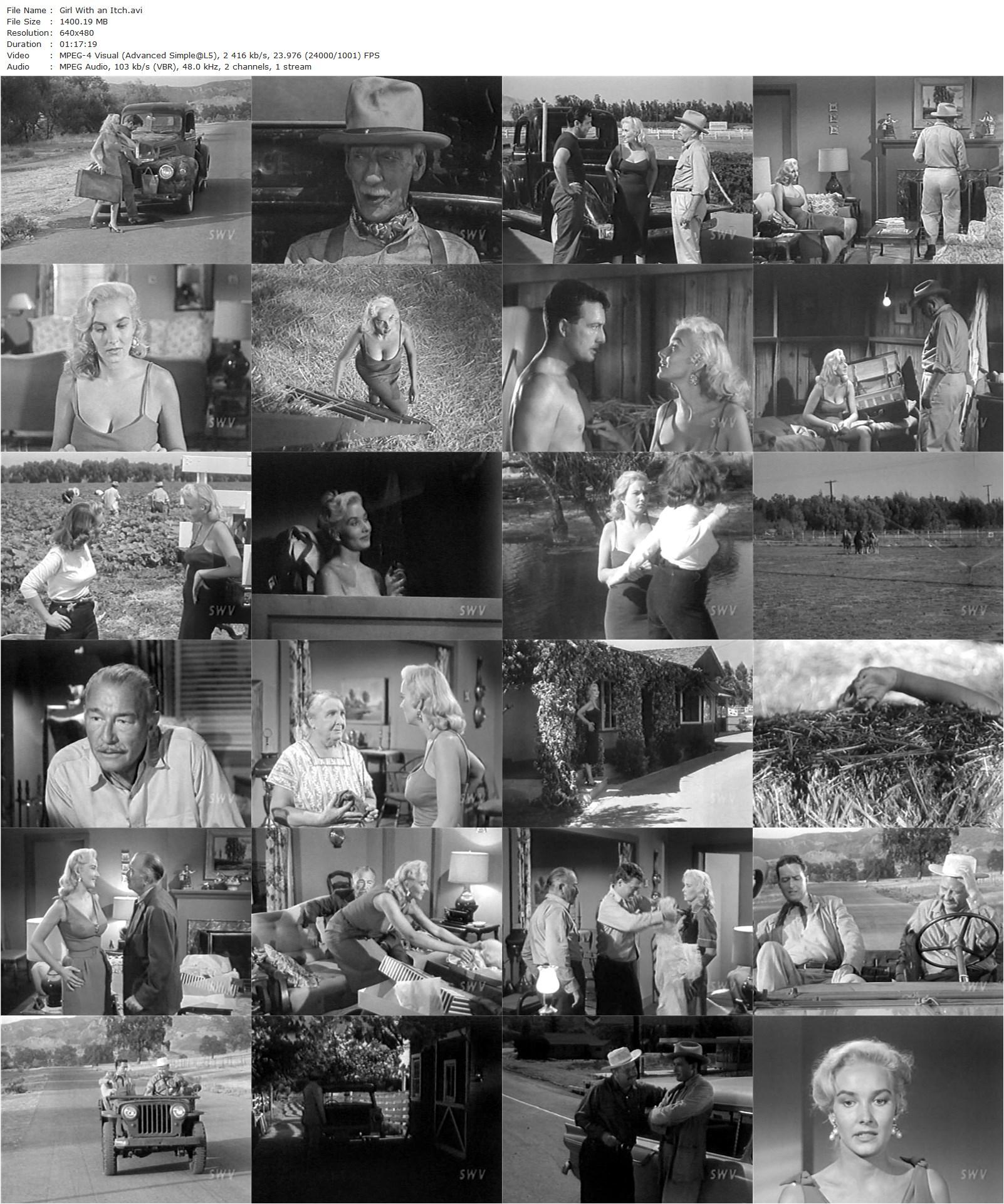 Girl with an Itch (1958) Ronald V. Ashcroft, Kathy Marlowe, Robert Armstrong, Robert Clarke-poster