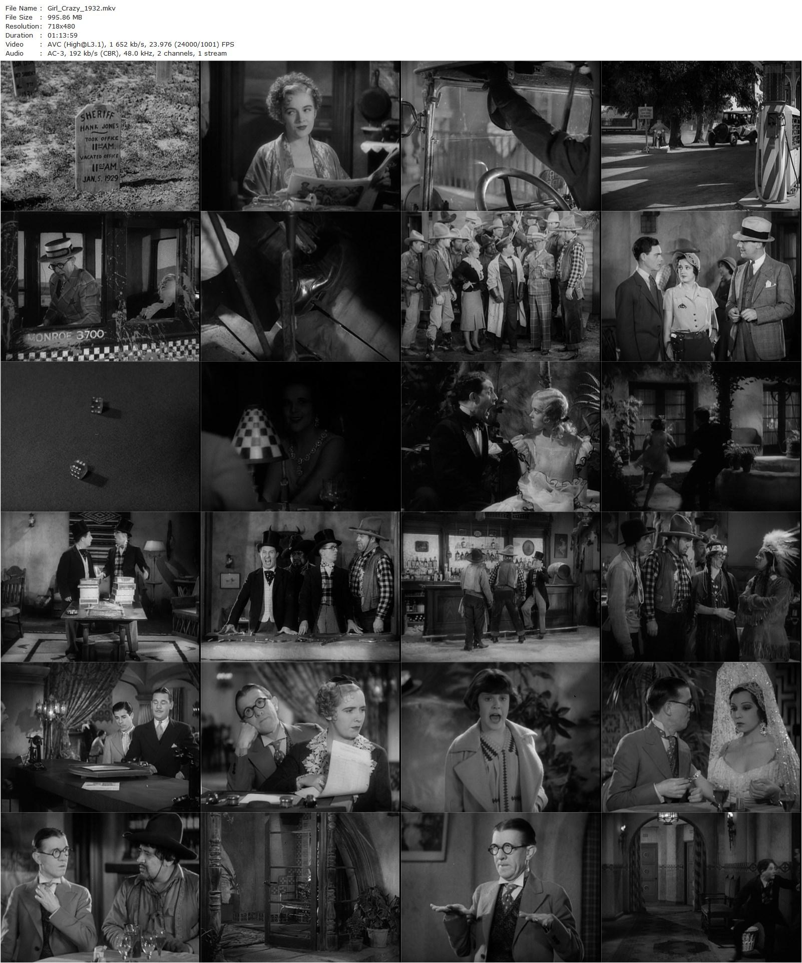 Girl Crazy (1932) William A. Seiter, Bert Wheeler, Robert Woolsey, Dorothy Lee-poster