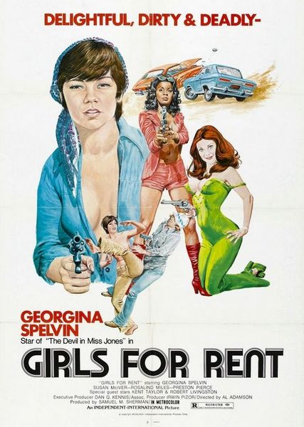 Girls for Rent (1974) Al Adamson, Georgina Spelvin, Susie Ewing, Rosalind Miles, Crime, Drama, Thriller, Erotic