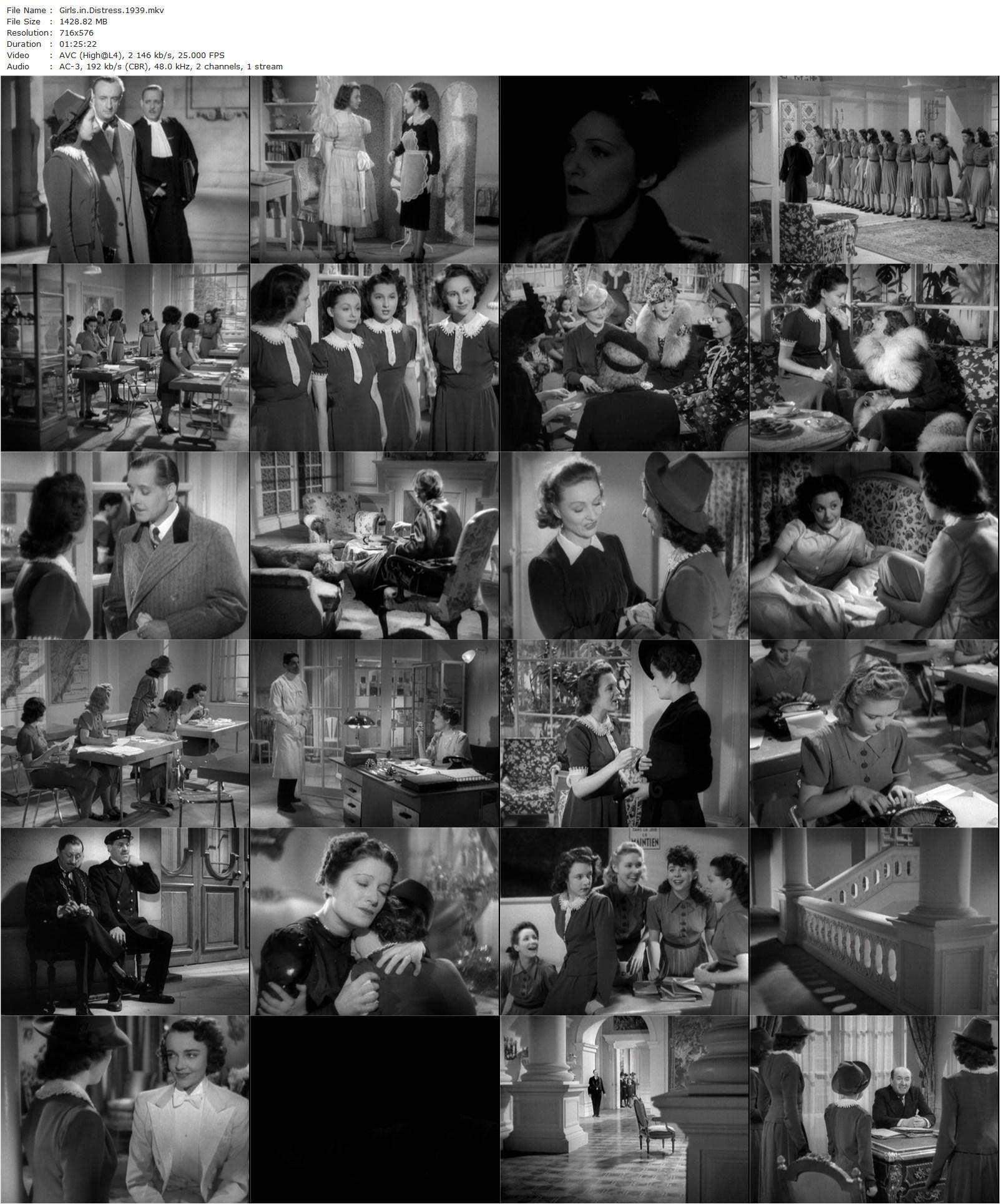 Girls in Distress AKA Jeunes filles en détresse (1939) Georg Wilhelm Pabst, Marcelle Chantal, Jacqueline Delubac, André Luguet-poster