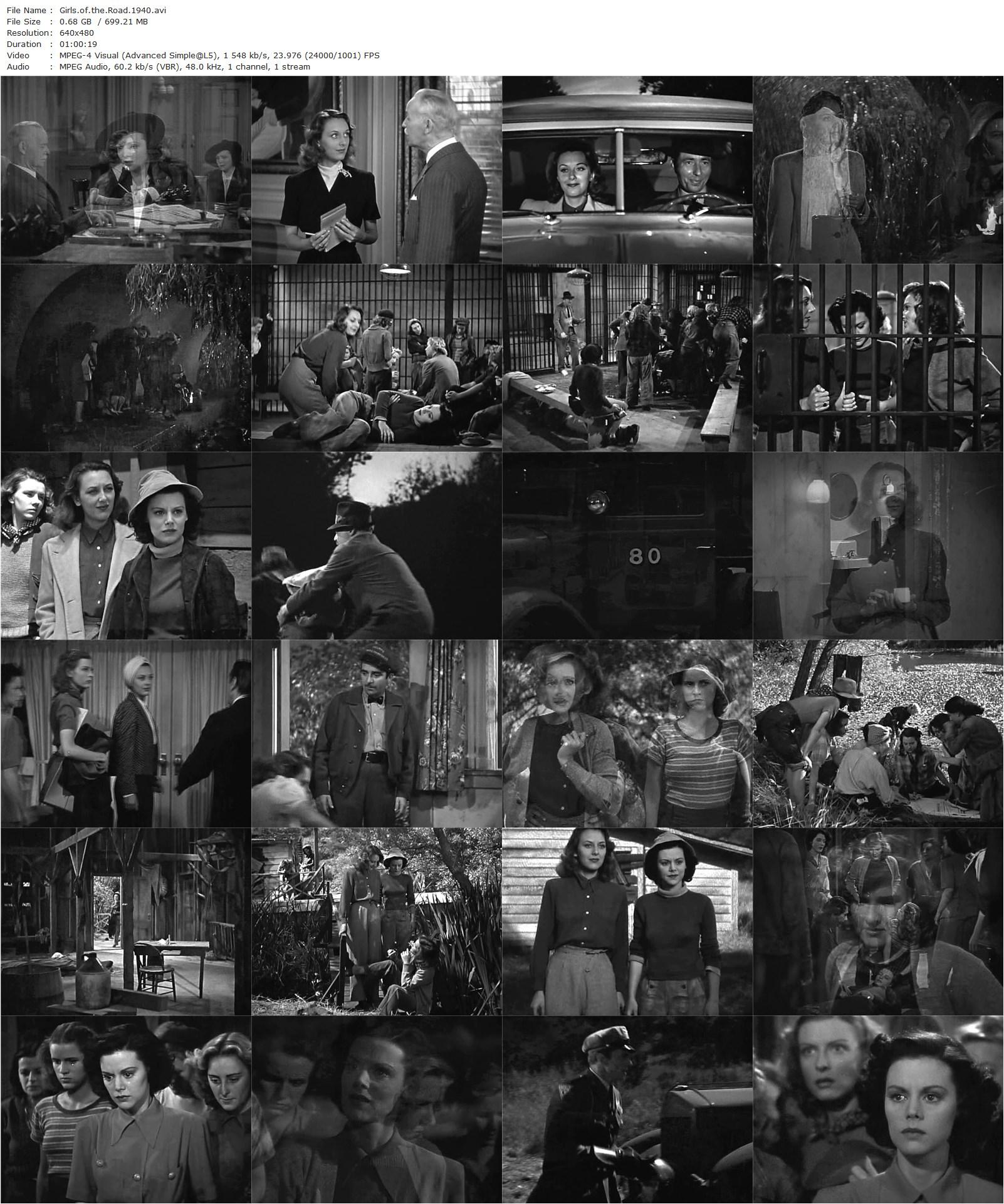 Girls of the Road (1940) Nick Grinde, Ann Dvorak, Helen Mack, Lola Lane-poster