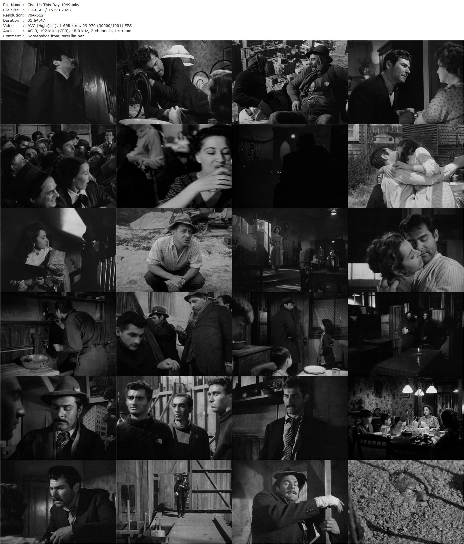 Give Us This Day (1949) Edward Dmytryk, Sam Wanamaker, Lea Padovani, Kathleen Ryan-poster