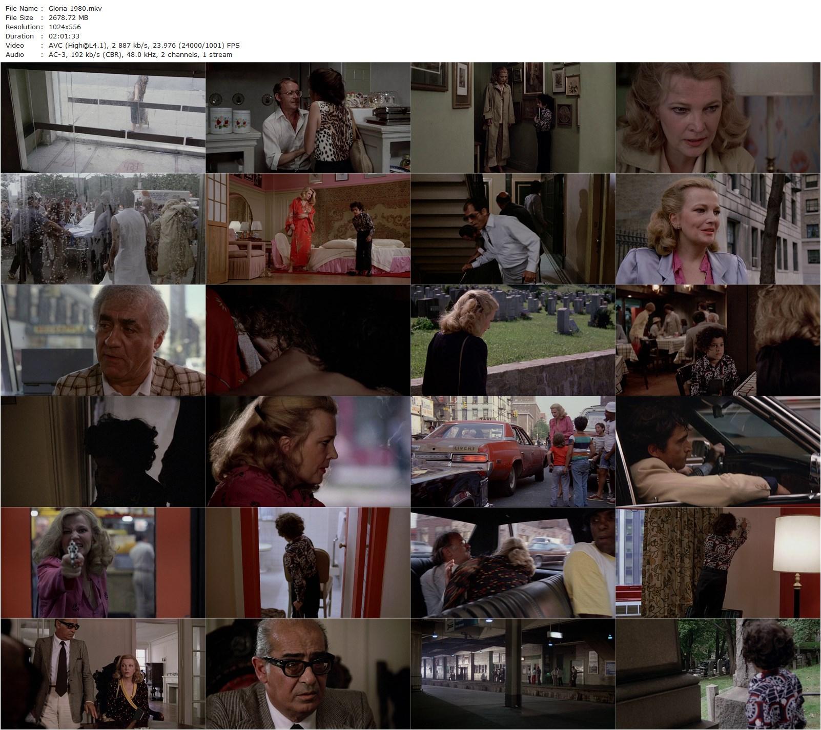 Gloria (1980) John Cassavetes, Gena Rowlands, Buck Henry, Julie Carmen-poster