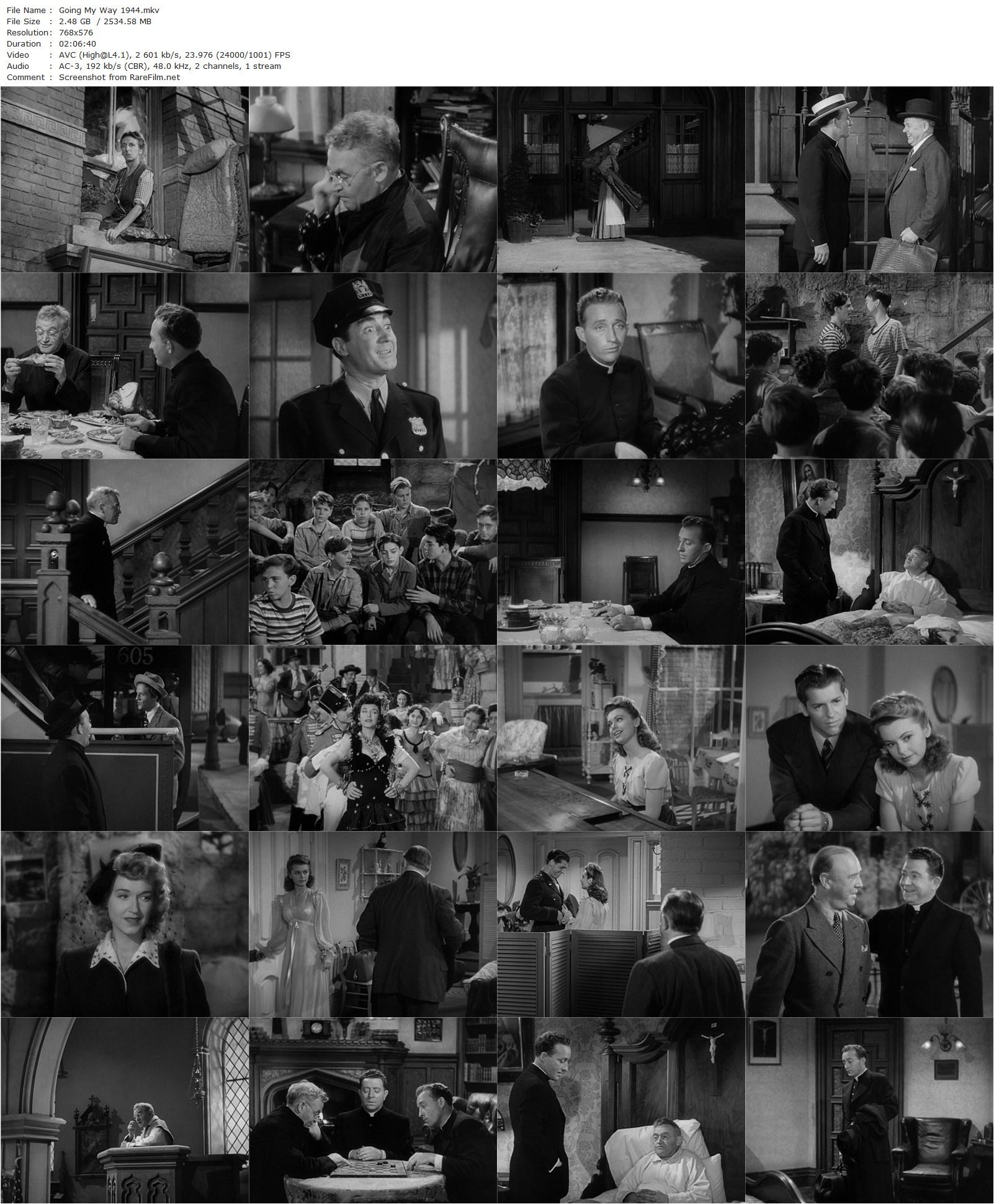 Going My Way (1944) Leo McCarey, Bing Crosby-poster