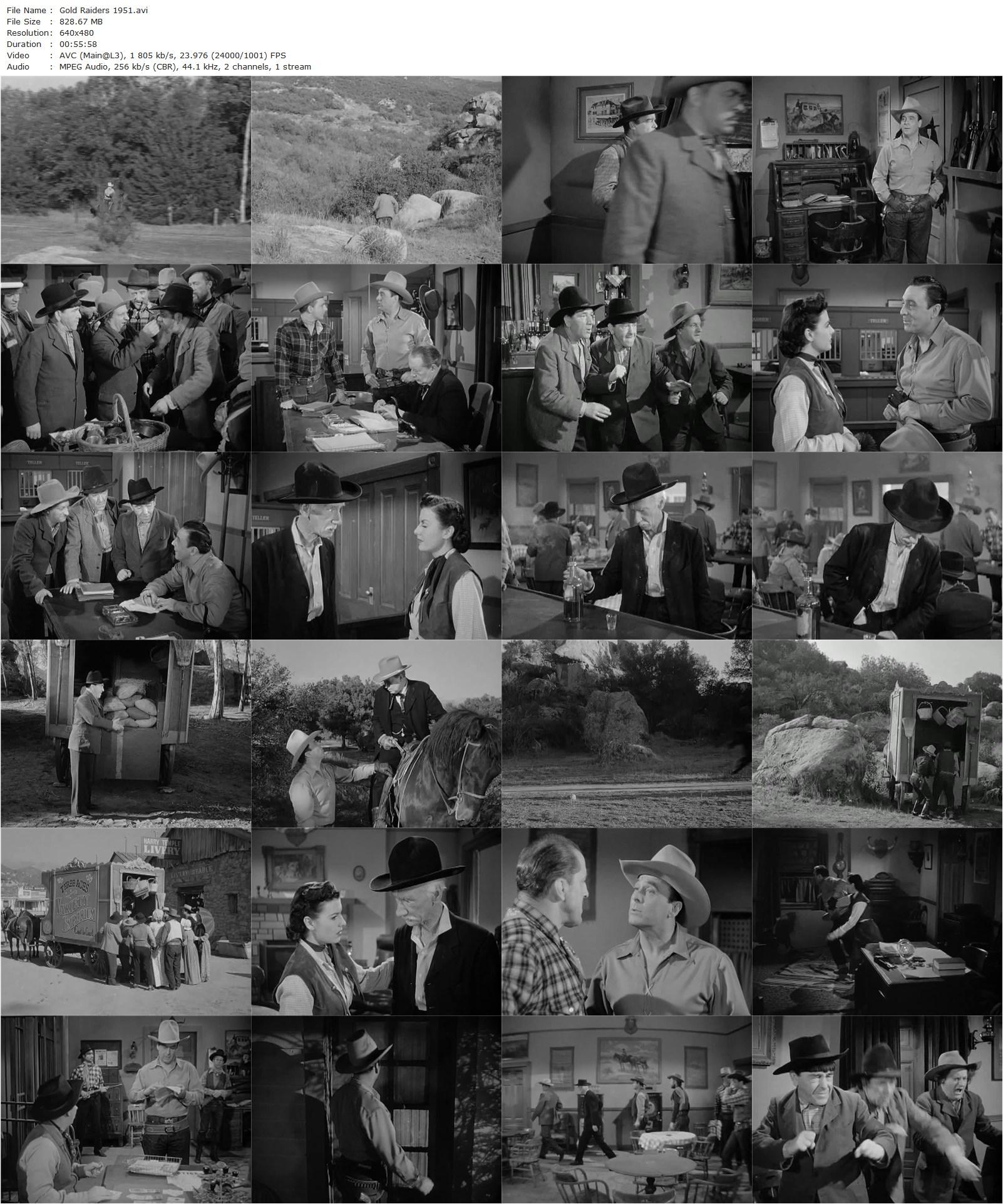 Gold Raiders (1951) Edward Bernds, George O’Brien, Moe Howard, Shemp Howard-poster