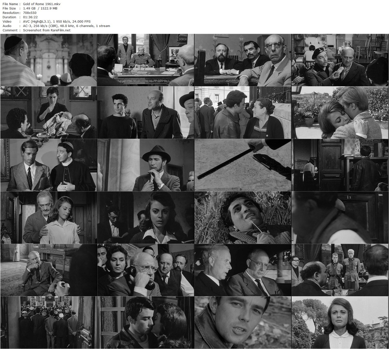 Gold of Rome / L’oro di Roma (1961) Carlo Lizzani, Gérard Blain, Paola Borboni, Miranda Campa-poster