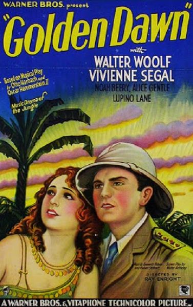 Golden Dawn (1930) Ray Enright, Walter Woolf King, Vivienne Segal, Noah Beery