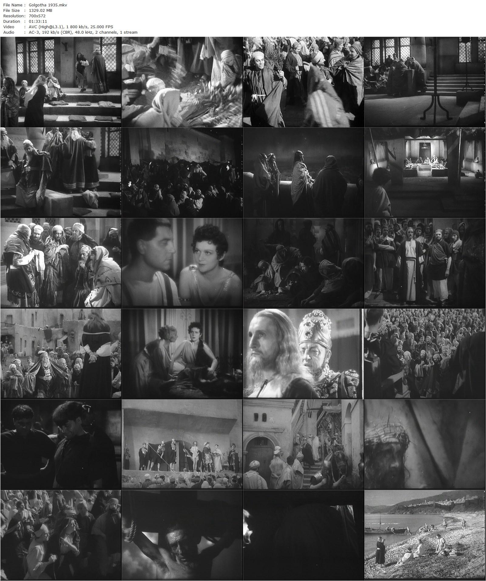 Golgotha / Behold the Man (1935) Julien Duvivier, Harry Baur, Jean Gabin, Robert Le Vigan-poster