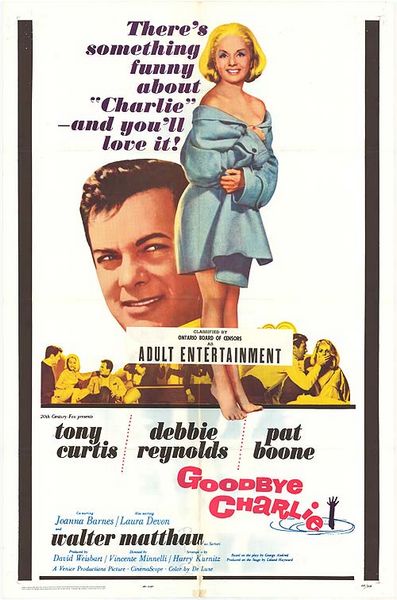 Goodbye Charlie (1964) Vincente Minnelli, Tony Curtis, Debbie Reynolds, Pat Boone, Comedy, Fantasy, Romance