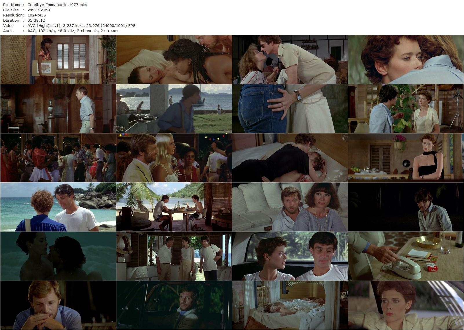 Goodbye Emmanuelle (1977) François Leterrier, Sylvia Kristel, Umberto Orsini, Jean-Pierre Bouvier-poster