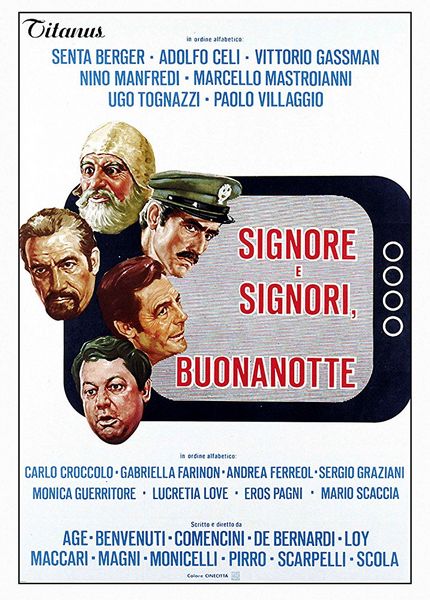 Goodnight, Ladies and Gentlemen (1976) Luigi Comencini, Nanni Loy, Senta Berger, Adolfo Celi, Vittorio Gassman, Comedy