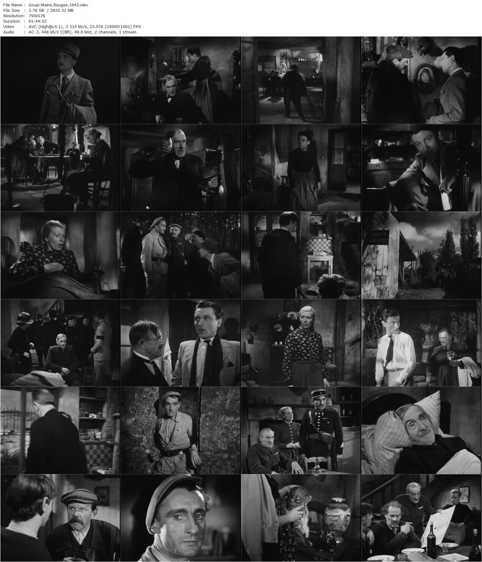 It Happened at the Inn AKA Goupi mains rouges (1943) Jacques Becker, Fernand Ledoux, Georges Rollin, Blanchette Brunoy-poster