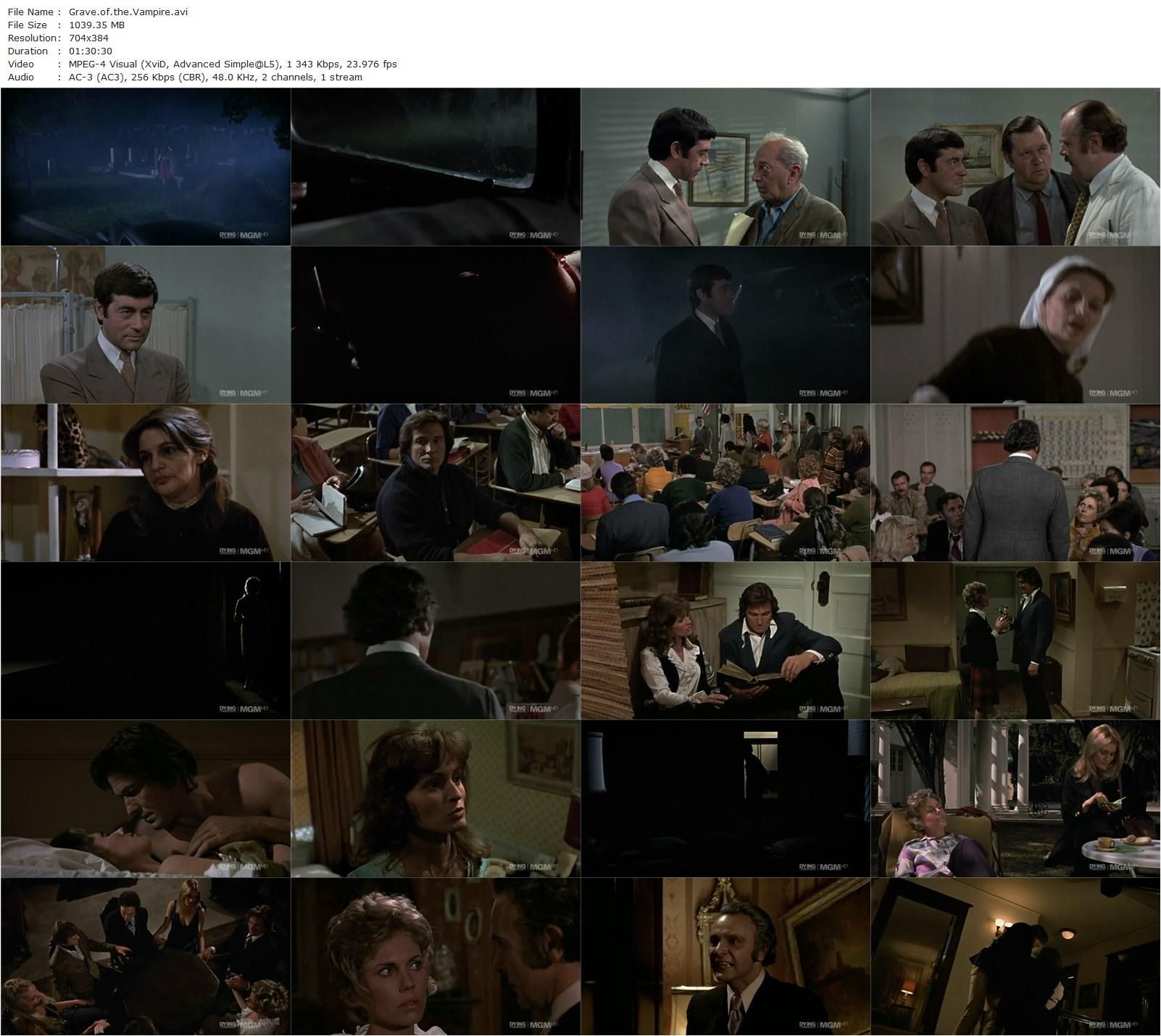 Grave of the Vampire (1972) John Hayes, William Smith, Michael Pataki, Lyn Peters-poster