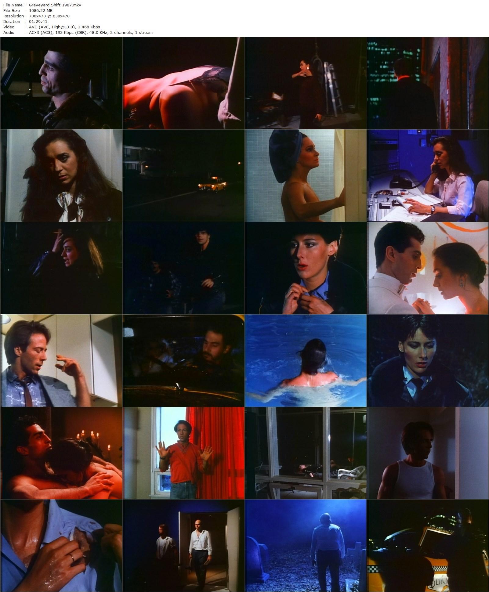 Graveyard Shift (1987) Jerry Ciccoritti, Michael A. Miranda, Helen Papas, Cliff Stoker-poster